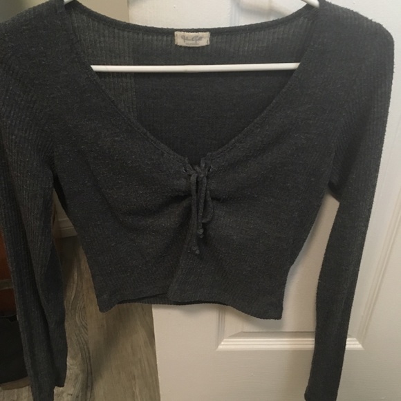 ❌SOLD❌ Bundle gray long sleeve tops - Picture 8 of 11